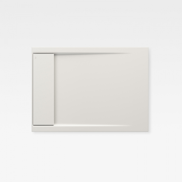 Armani Roca Island Душевой поддон 110х80х6.5см, слив Ø9см, мат-л: Fireclay, цвет: off-white