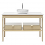 Burgbad Mya Комплект напольной мебели 120x50x79 см, столешница с раковиной белые, цвет: дуб натуральный