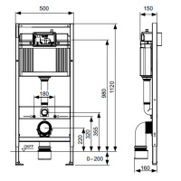 TECEbase 2.0 Комплект 5 в 1, унитаз TECE V04, инсталяция для подвесного унитаза, клавиша смыва TECEbase хром, крепеж для монтажа, звукоизоляция