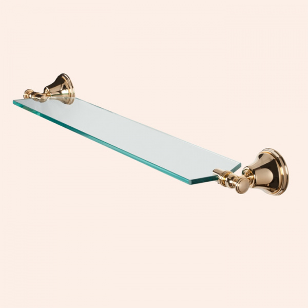 TW Harmony 018, стеклянная полочка 71см, подвесной, цвет: золото