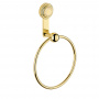 THG Dahlia Полотенцедержатель - кольцо 18см., подвесной, цвет: золото