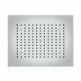 BOSSINI DREAM-RECTANGULAR Верхний душ 470 x 370 мм с 4 LED RGB, блок питания/управления, Cromoterapia, цвет: хром