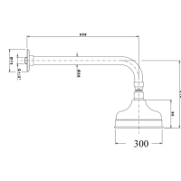 Nicolazzi Doccia Верхний душ, Ø 30см, цвет: хром