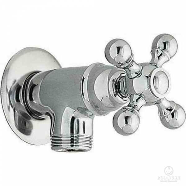 CISAL Arcana Кран настенный 1/2" для холодной воды с подсоединением 3/4", цвет: хром