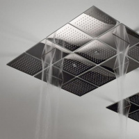 Antonio Lupi Душевая система Lamattonella 25 см х 25 х 0,5 см с каскадом