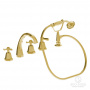 Stella Eccelsa Смеситель на борт ванны на 4 отверстия 3256TR2/307, без излива, цвет: золото