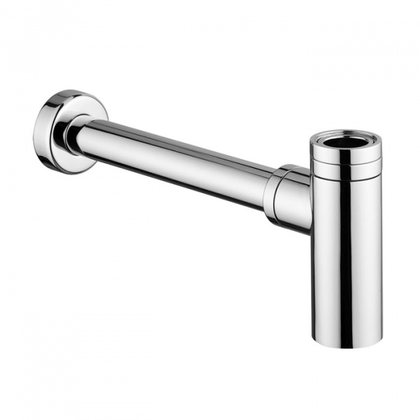 Bongio Complements Сифон цилиндрический под донный клапан 1.1/4” с трубкой 300 мм, цвет: хром