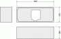 Опора из стиропора для ванны Duravit Happy D.2, 167x67