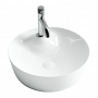 Умывальник чаша накладная круглая  Element 435*435*135мм Ceramica Nova белый CN6014