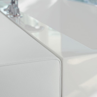 Burgbad Crono Ванна отдельностоящая 180x130x59-61 см, прямоугольная, вкл. мебель