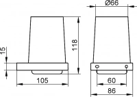 Стакан Keuco Edition 11 11150019000 хром