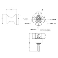 Встраиваемый переключатель Bongio Soffi, цвет: хром