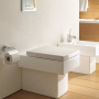 Duravit Vero Унитаз напольный для независимого подключения воды, с вертикальным смывом, 6,0л., 37x57см, Цвет: белый