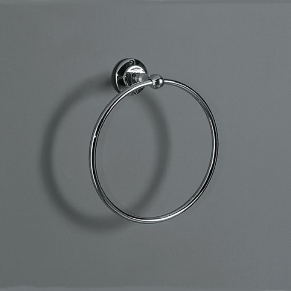 SIMAS Accessori Полотенцедержатель-кольцо 22см., для полотенец, подвесной, цвет: хром