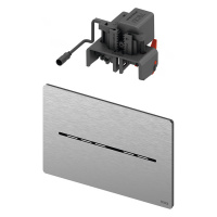 TECEsolid Металическая панель смыва для унитаза TECEsolid с бесконтактной активацией, батарея 6 В, хром глянцевый