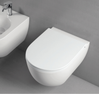 AZZURRA COMODA Унитаз подвесной 51,5x36см, цвет: белый сиденье на выбор