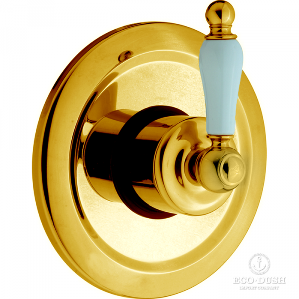 CISAL Arcana Toscana Переключатель на 3 выхода, цвет: золото/белый