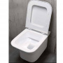 AZZURRA PRUA Унитаз подвесной 52х35см с покрытием easy clean, сиденье на выбор