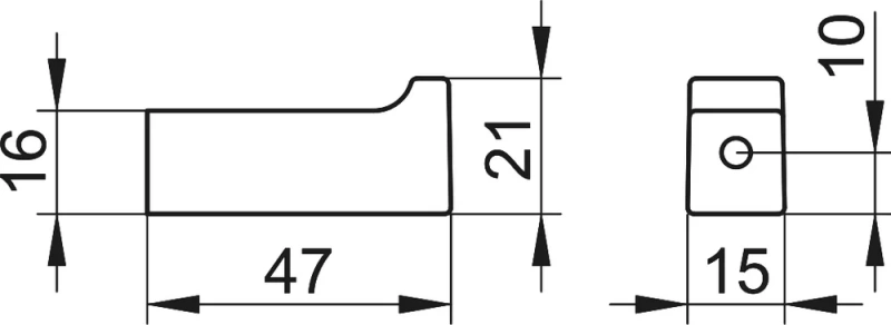 Крючок Keuco Edition 11 11114010000 хром