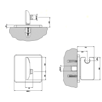 Gessi iSpa Держатель душевой лейки с выводом воды на 1/2”, цвет: хром