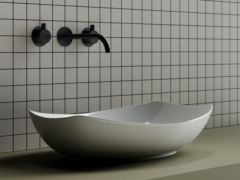 Умывальник чаша накладная овальная Element 560*400*155мм Ceramica Nova белый CN5016