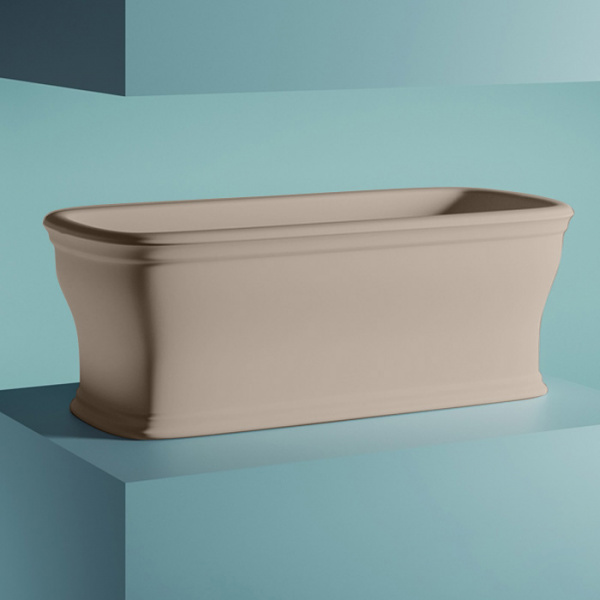 Artceram Neo Ванна отдельностоящая, 180х85хh65см, с переливом и слив.крышкой, Livingtec