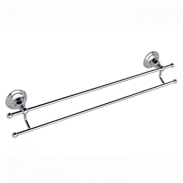 Nicolazzi Accessori Classica Полотенцедержатель двойной 63см., подвесной, цвет: хром
