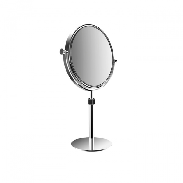 EMCO Pure Зеркало косметическое, Ø201мм, настольн., регулир., 3x кратное увеличение, цвет: хром