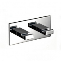 Decor Walther Brick KHAK2 Крючок самоклеящийся двойной, подвесной, цвет: хром