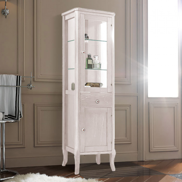 Kerasan Retro Колонна, ручки: керамика 465*34*160см, Цвет: белый матовый