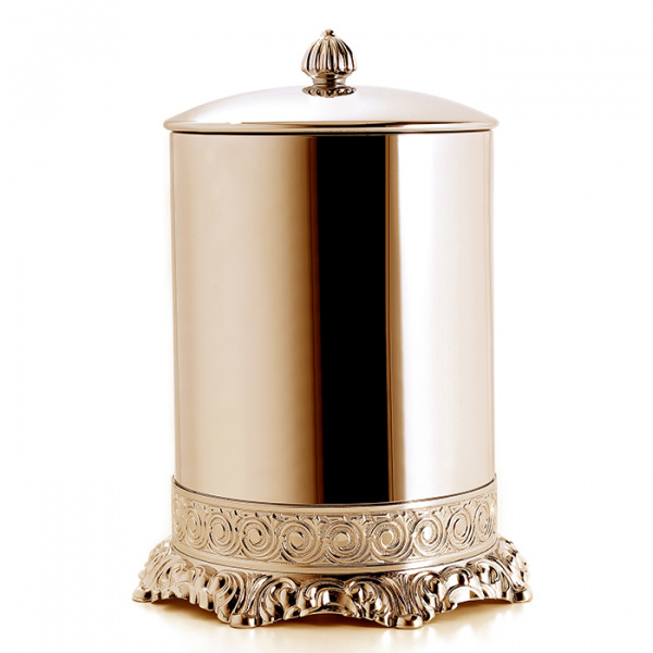 3SC Bally Ведро с крышкой, ручка Piccadilly, цвет: oro rosa opaco