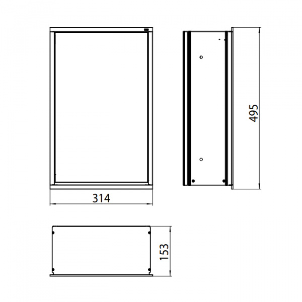 EMCO Asis 300 Модуль с мусорной корзиной, встраиваемый, цвет: алюминий/черный