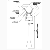 Gessi Goccia Потолочный излив каплевидной формы, для монтажа с удаленным управлением (не входит в комплект), цвет: хром