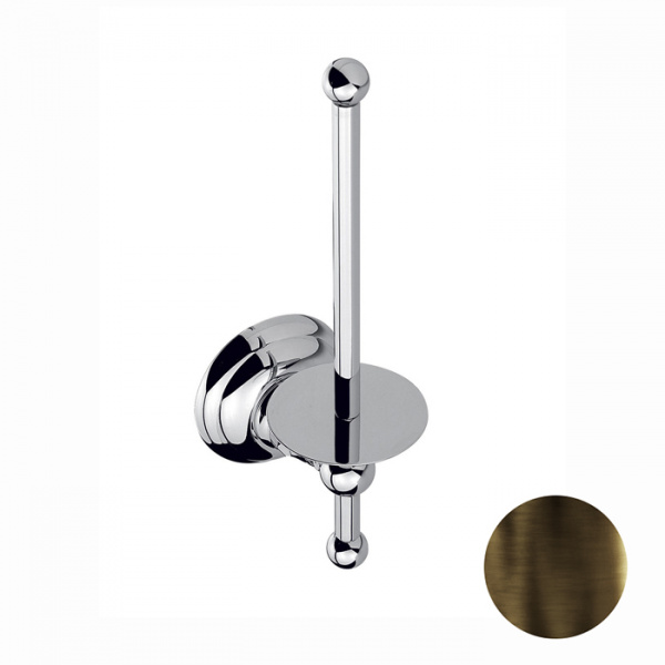 Nicolazzi Accessori Бумагодержатель вертикальный, подвесной, цвет: тёмная бронза