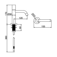 Смеситель для питьевой воды Bongio Aqua, цвет: хром