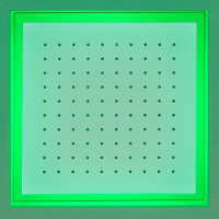 Antonio Lupi Душевая система Meteo 35x35x11 см, цвет: зеркальная сталь, с подсветкой