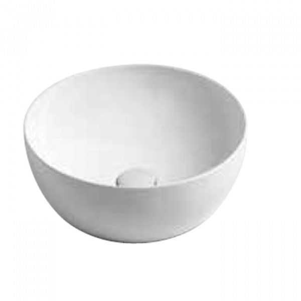 AZZURRA ELEGANCE CIRCLE  Раковина 40х40х20 см, без отв., цвет: белый