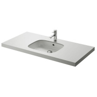 TOTO Public Раковина 54x46x16.7 см, без отв., встраиваемая снизу, CeFiONtect, цвет: белый