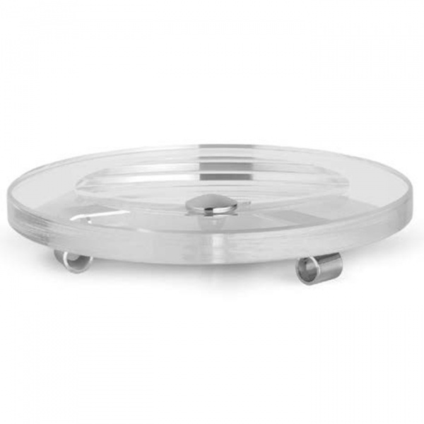 Bertocci Cinquecento Мыльница настольная, цвет: прозрачное стекло/хром