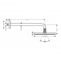 Hansgrohe Raindance S 240 1j PowderRain верхний душ