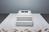 Эргономичная подушка BetteRelax на магнитах, цвет белый