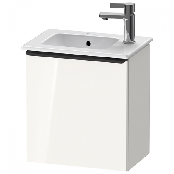 Duravit D-Neo Тумбочка подвесная 44x41x27.4 см, раковина, 1 дверка, цвет: белый высокоглянцевый