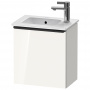 Duravit D-Neo Тумбочка подвесная 44x41x27.4 см, раковина, 1 дверка, цвет: белый высокоглянцевый