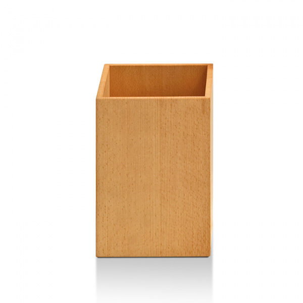 Decor Walther Wood PK Корзина для бумаги 18x18x25см, настольная, цвет: светлый бук