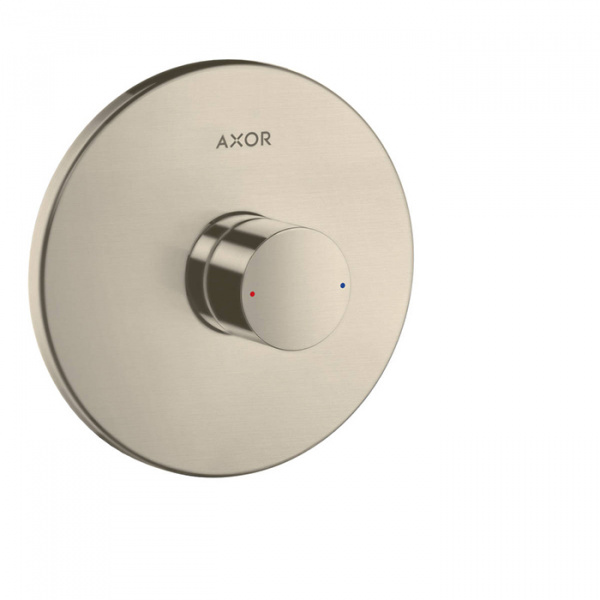 Axor Uno Встраиваемый смеситель для душа, однорычажный, внешняя часть, цвет: шлифованный никель