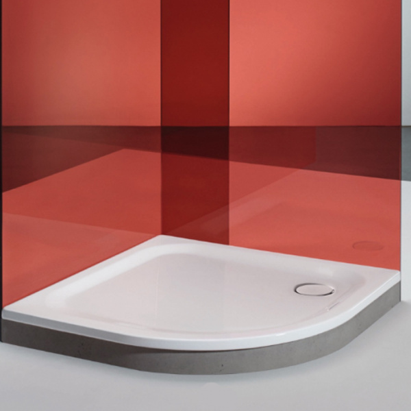 Bette  Душевой поддон полукруглый 120х120хh3,5см, R=500, D=9см, анти-слип, самоочищающееся покрытие, цвет: белый