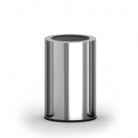 Decor Walther Rooms Ведро для мусора Ø20.5х32.5cм., напольное, цвет: хром
