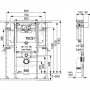 TECE Модуль для установки унитаза (h=1120) для людей с ограниченной подвижностью