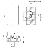 Gessi iSpa Встраиваемый однорычажный смеситель, внешняя часть, цвет: хром