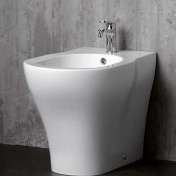 AZZURRA XL Биде напольное  61х43х49 см с 1 отв под смеситель, цвет: белый